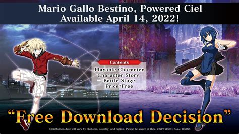 melty blood type lumina dlc.